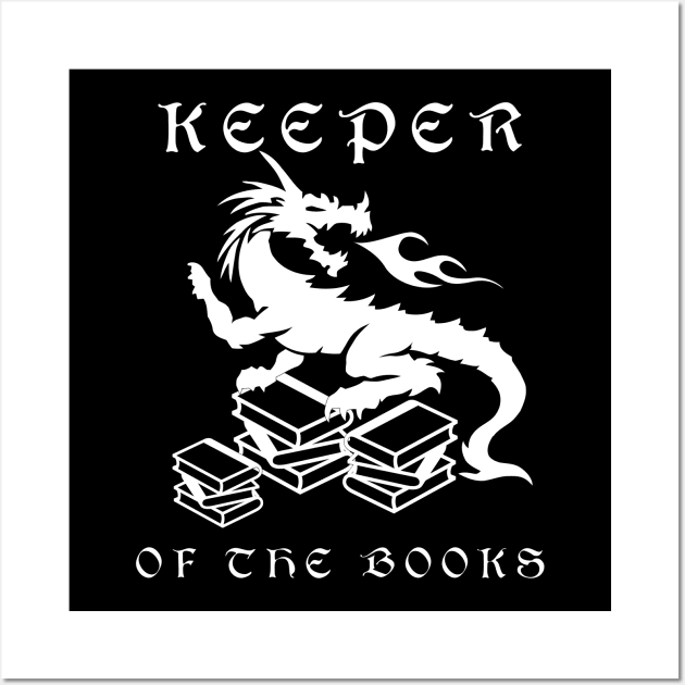 Keeper of the Books Wall Art by LexieLou